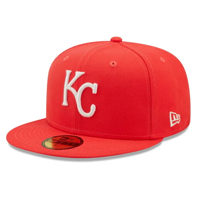 Kansas City Royals New Era Cooperstown Collection Logo 59FIFTY Fitted Hat -  Royal