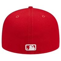 Casquette ajustée 59FIFTY rouge avec logo des Royals de Kansas City New Era pour hommes