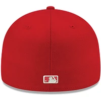 Casquette ajustée 59FIFTY blanche avec logo Kansas City Royals New Era pour homme