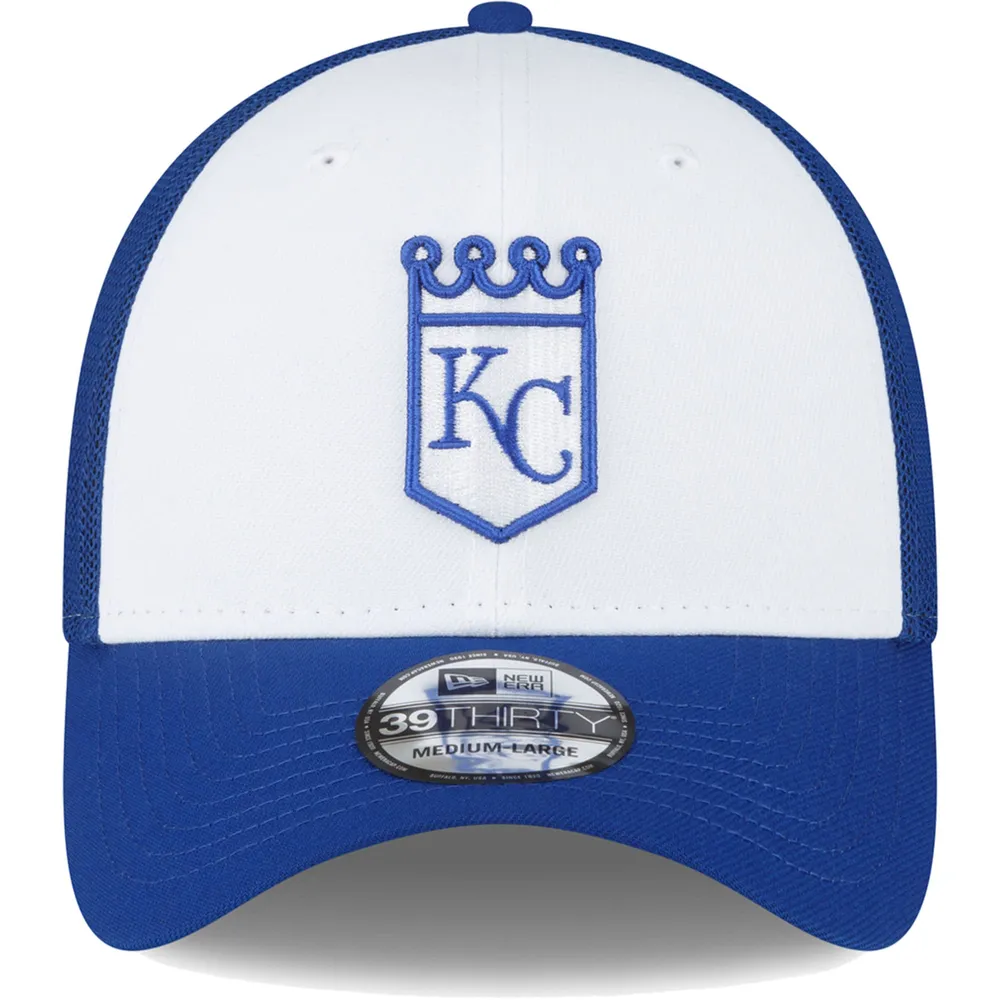 New Era Men's Royal and White Kansas City Royals 2023 On-Field Batting  Practice 39THIRTY Flex Hat