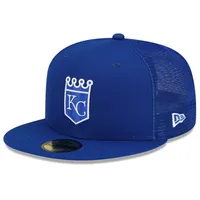 Casquette ajustée New Era Royal Kansas City Royals 2023 Batting Practice 59FIFTY pour homme