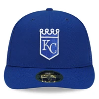 Casquette ajustée New Era Royal Kansas City Royals 2023 Batting Practice 59FIFTY pour homme