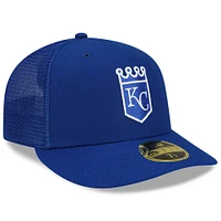 Casquette ajustée New Era Royal Kansas City Royals 2023 Batting Practice 59FIFTY pour homme