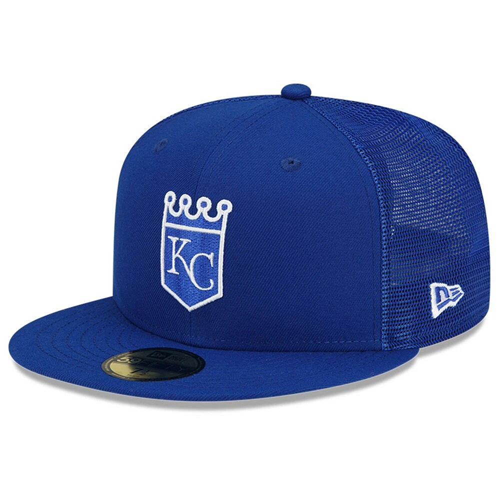 Men's New Era Royal Kansas City Royals 2023 Batting Practice 59FIFTY Fitted Hat