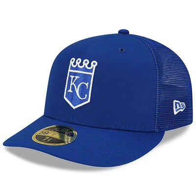 Casquette ajustée New Era Royal Kansas City Royals 2023 Batting Practice 59FIFTY pour homme