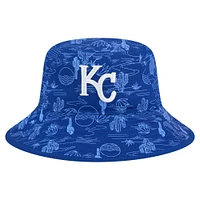 Men's New Era  Royal Kansas City Royals 2025 Spring Training All Over Print Bucket Hat