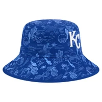 Men's New Era  Royal Kansas City Royals 2025 Spring Training All Over Print Bucket Hat