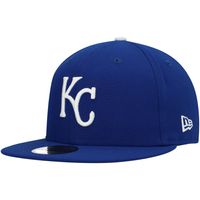 Men's New Era Royal Kansas City Royals 9/11 Memorial Side Patch 59FIFTY Fitted Hat