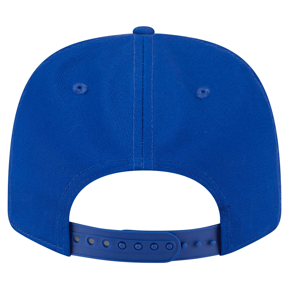 Men's New Era Royal Kansas City Royals Circle Patch 9SEVENTY Stretch-Snap Hat