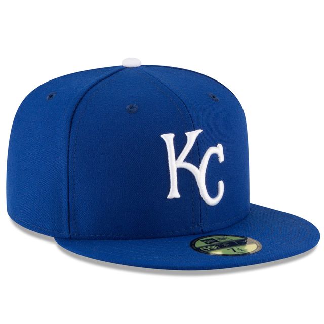 Casquette ajustée New Era Royal Kansas City Royals Game Authentic Collection On-Field 59FIFTY pour homme