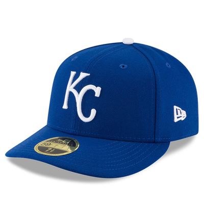 Men's New Era Royal Kansas City Royals Game Authentic Collection On-Field Low Profile 59FIFTY Fitted Hat