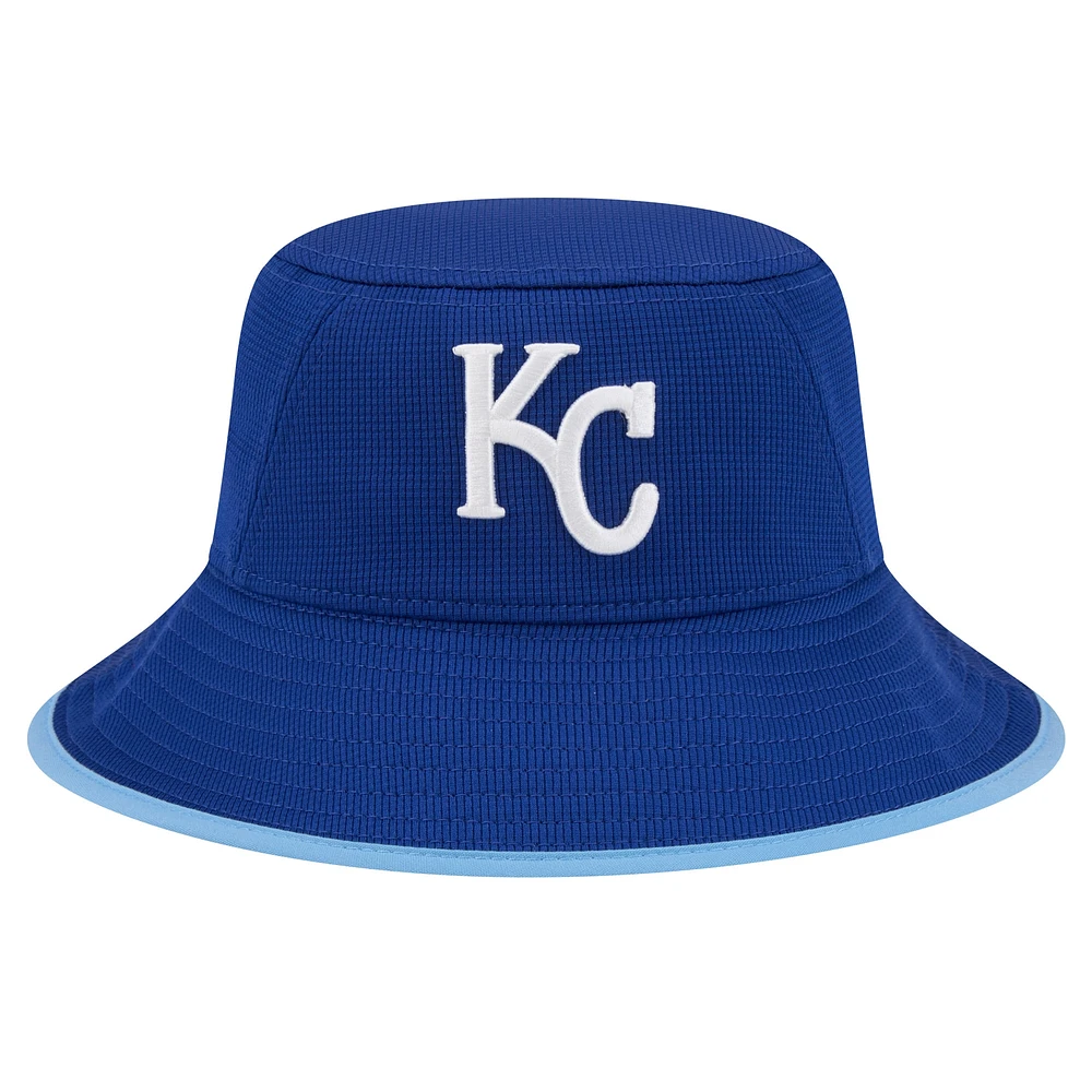 Men's New Era Royal Kansas City Royals Game Day Bucket Hat