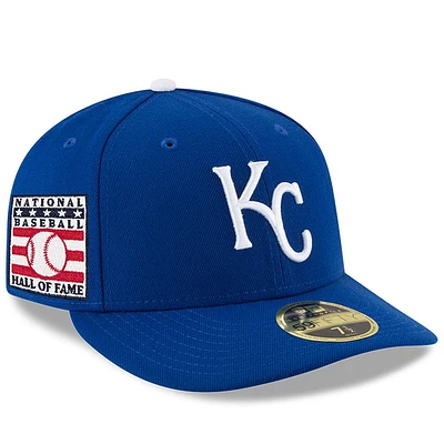 Men's New Era Royal Kansas City Royals National Baseball Hall of Fame Low Profile 59FIFTY Fitted Hat