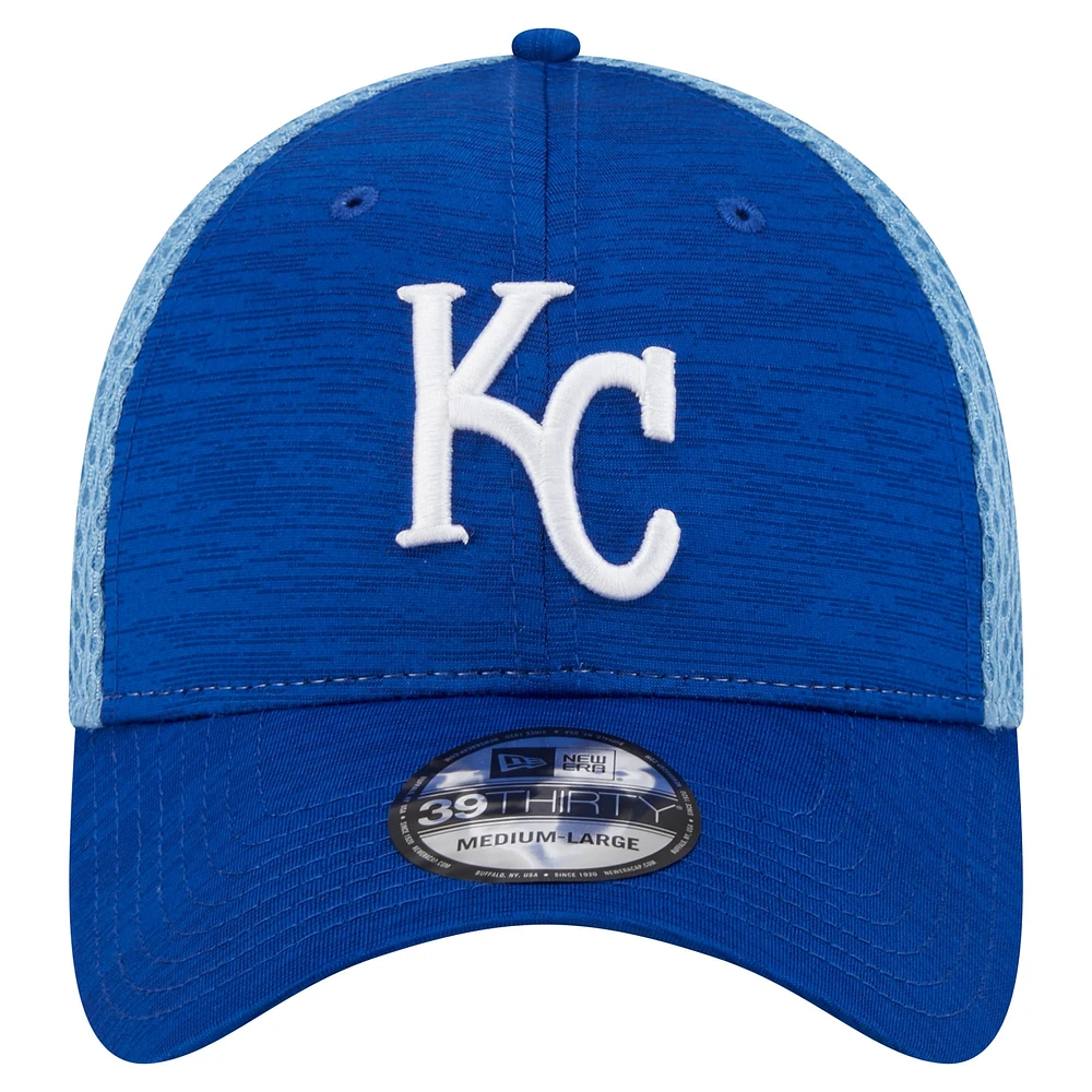 Casquette flexible New Era Royal Kansas City Royals Neo 39THIRTY pour hommes