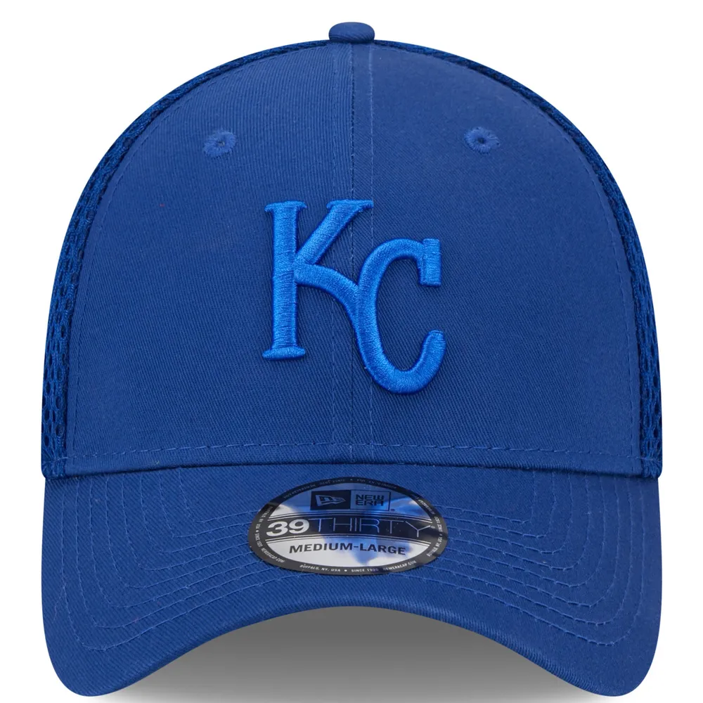 Kansas City KC Royals Hat Cap New Era 39THIRTY L/XL Crown blue