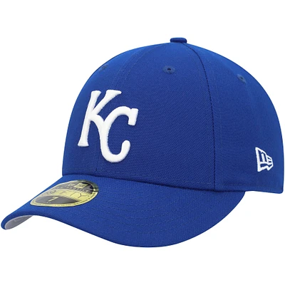 Casquette ajustée 59FIFTY à profil bas avec logo blanc des Royals de Kansas City New Era pour homme