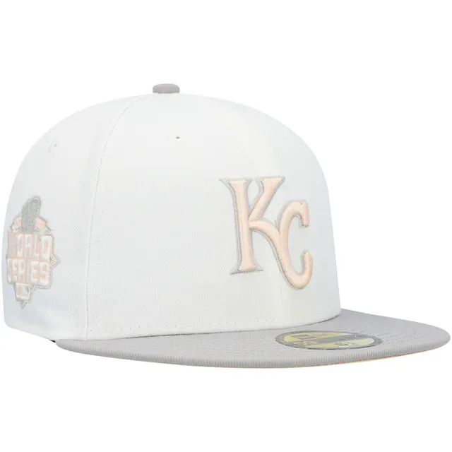 Men's New Era Gray Kansas City Royals 2023 On-Field Batting Practice Low Profile 59FIFTY Fitted Hat