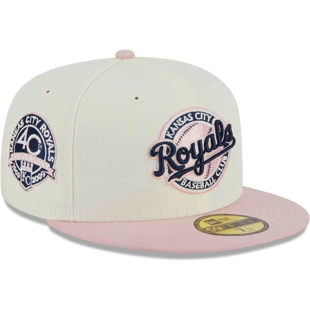 Men's New Era Black Kansas City Royals Team Logo 59FIFTY Fitted Hat