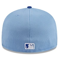 Men's New Era  White Kansas City Royals 2025 Batting Practice 59FIFTY Fitted Hat