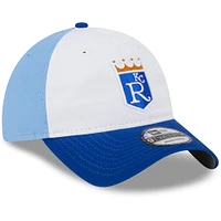 Men's New Era  White Kansas City Royals 2025 Batting Practice 9TWENTY Adjustable Hat