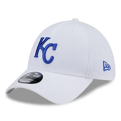 Men's New Era White Kansas City Royals 39THIRTY Flex Hat