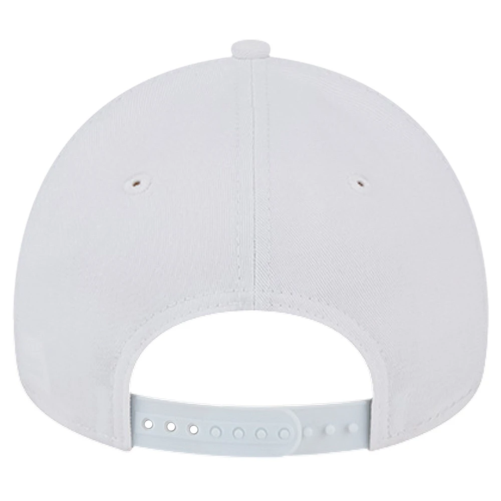 Men's New Era White Kansas City Royals TC A-Frame 9FORTY Adjustable Hat