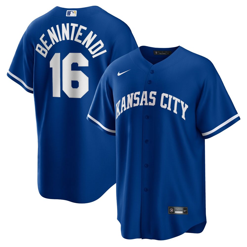 Nike Men's Nike Andrew Benintendi Royal Kansas City Royals Alternate  Replica Player Jersey