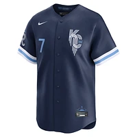 Maillot Nike Bobby Witt Jr. bleu marine pour homme des Royals de Kansas City Connect Limited