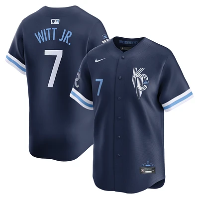 Maillot Nike Bobby Witt Jr. bleu marine pour homme des Royals de Kansas City Connect Limited
