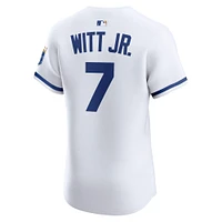 Maillot Nike Bobby Witt Jr. blanc pour homme, domicile élite des Royals de Kansas City