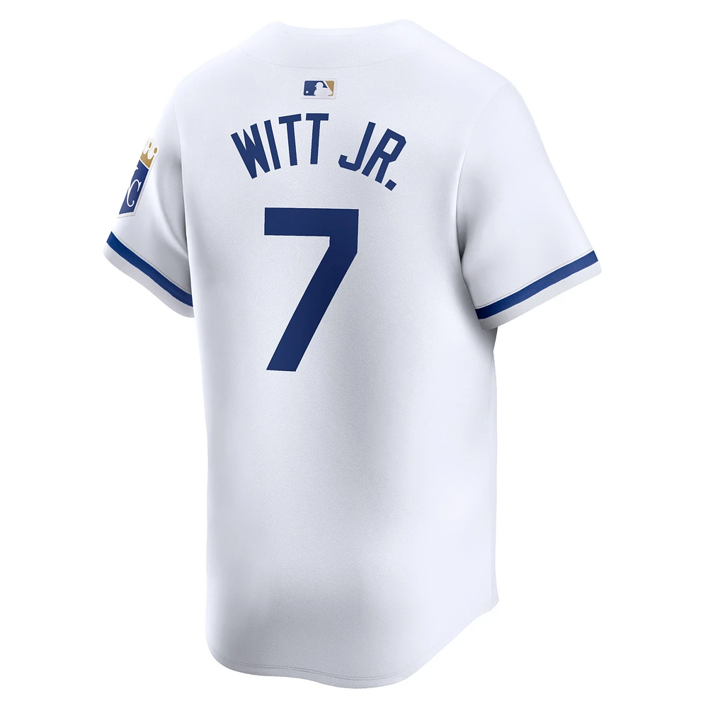 Men's Nike Bobby Witt Jr. White Kansas City Royals Home Limited Player Jersey