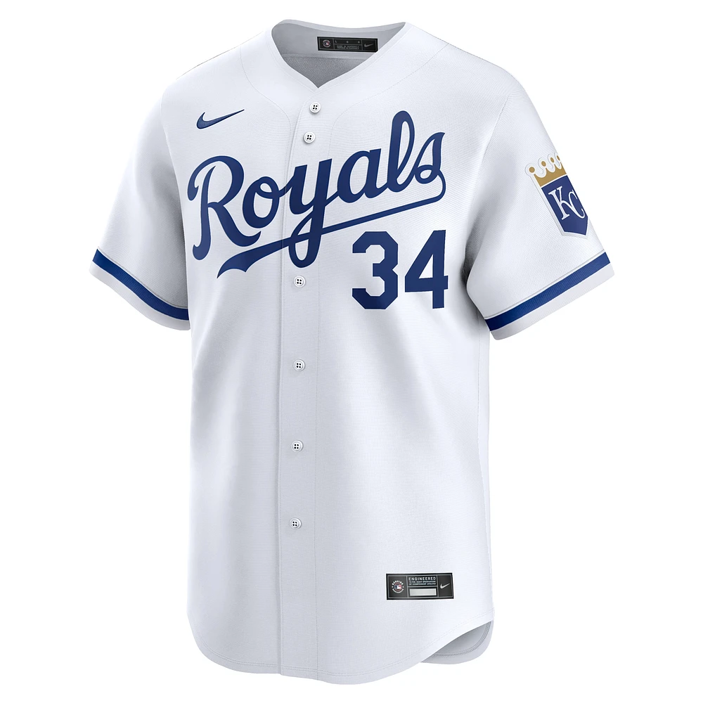 Men's Nike Freddy Fermin White Kansas City Royals Home Limited Player Jersey