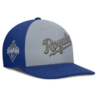 Men's Nike Gray/Royal Kansas City Royals Pro Performance Snapback Hat