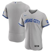 Men's Nike Gray Kansas City Royals 2022 Road Authentic Jersey