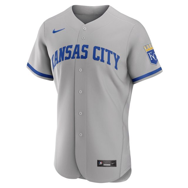 Maillot Nike authentique pour homme des Kansas City Royals 2022 Road, gris