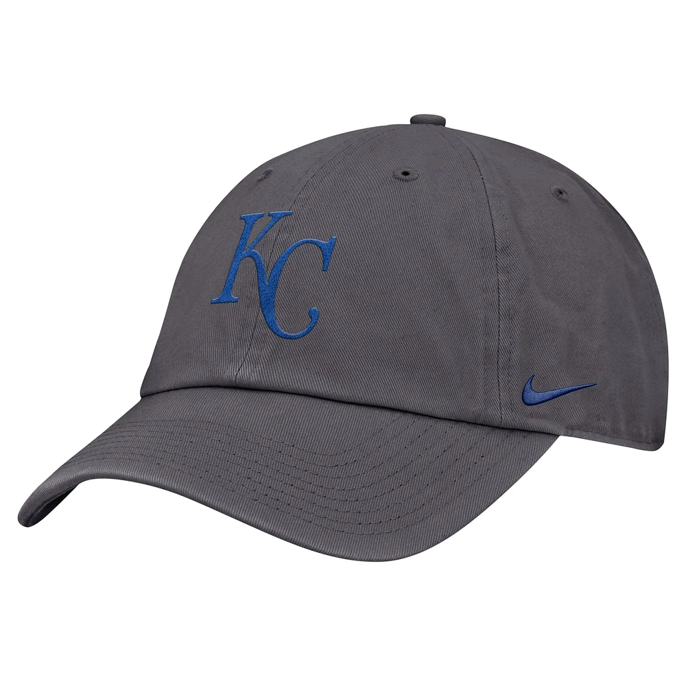 Casquette ajustable Nike Kansas City Royals Club pour homme, grise