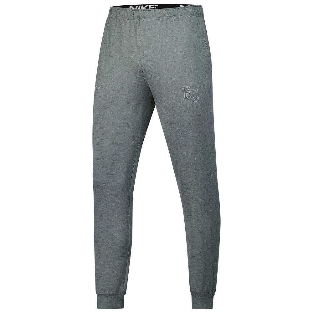 Men's Nike  Heather Gray Kansas City Royals Travel Performance Pants