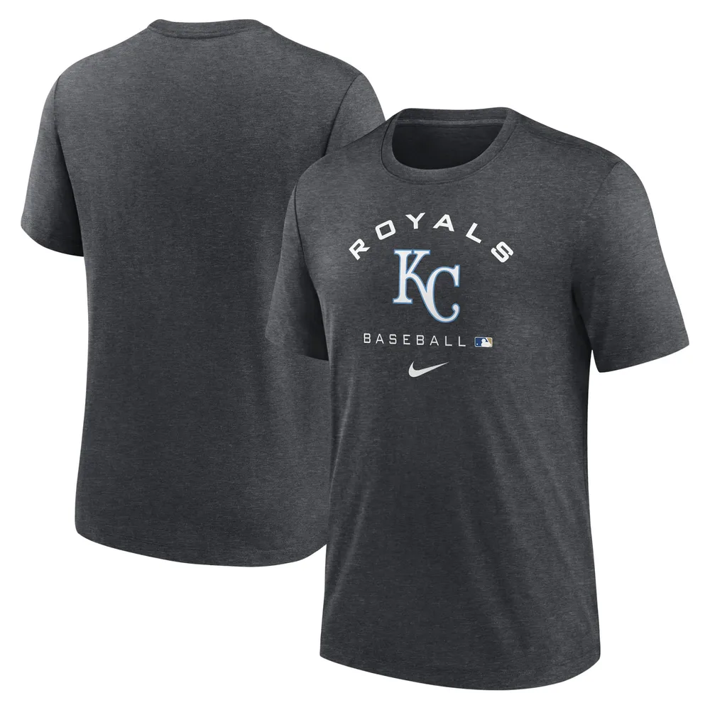 Women's Fanatics Branded Heathered Charcoal Kansas City Royals