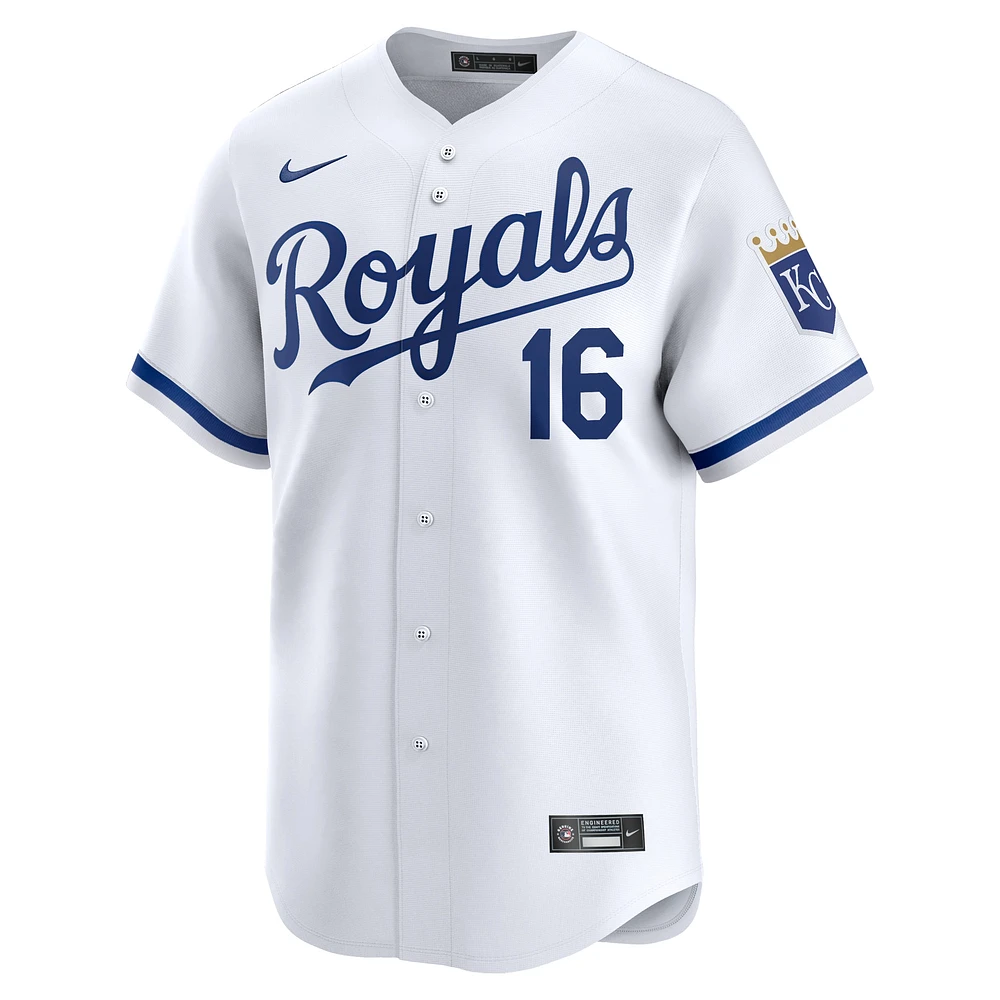 Men's Nike Hunter Renfroe White Kansas City Royals Home Limited Player Jersey