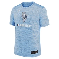 Men's Nike  Light Blue Kansas City Royals 2025 Connect Authentic Collection Velocity Performance T-Shirt