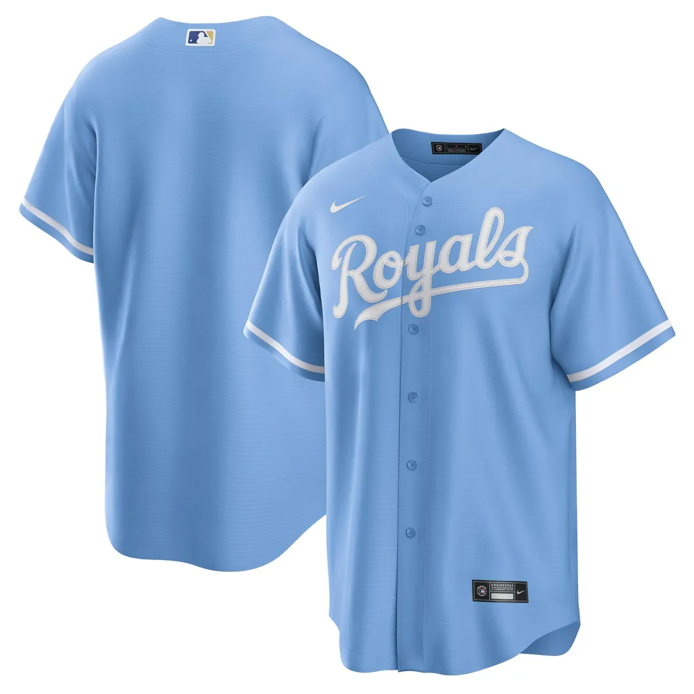 Lids Kansas City Royals Nike Alternate Replica Team Logo Jersey - Light  Blue