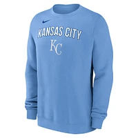 Men's Nike Light Blue Kansas City Royals Pullover Sweatshirt