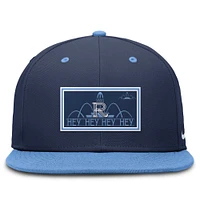Men's Nike  Navy/Blue Kansas City Royals Connect Patch Performance Fitted Hat