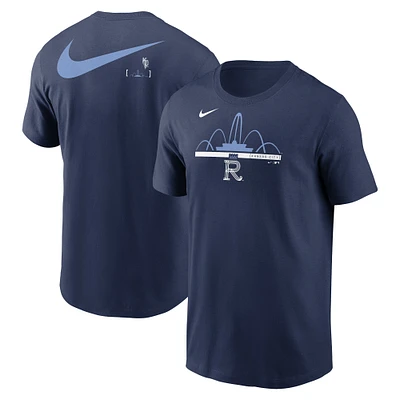 Men's Nike Navy Kansas City Royals 2-Hit Speed Connect T-Shirt