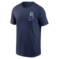 Men's Nike  Navy Kansas City Royals Connect 2-Hit T-Shirt