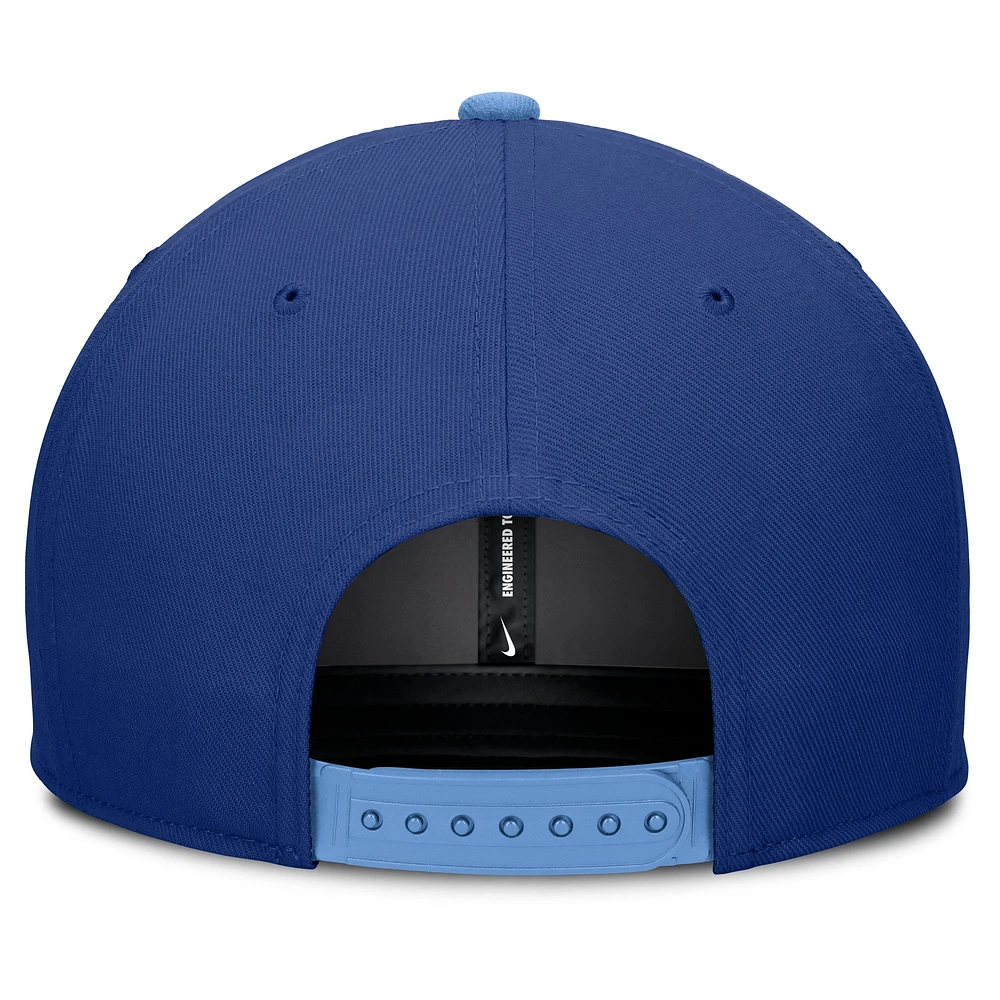 Men's Nike Royal/Light Blue Kansas City Royals Pro Performance Snapback Hat