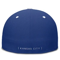 Casquette ajustée bicolore True Primetime Kansas City Royals Nike Royal/White pour homme