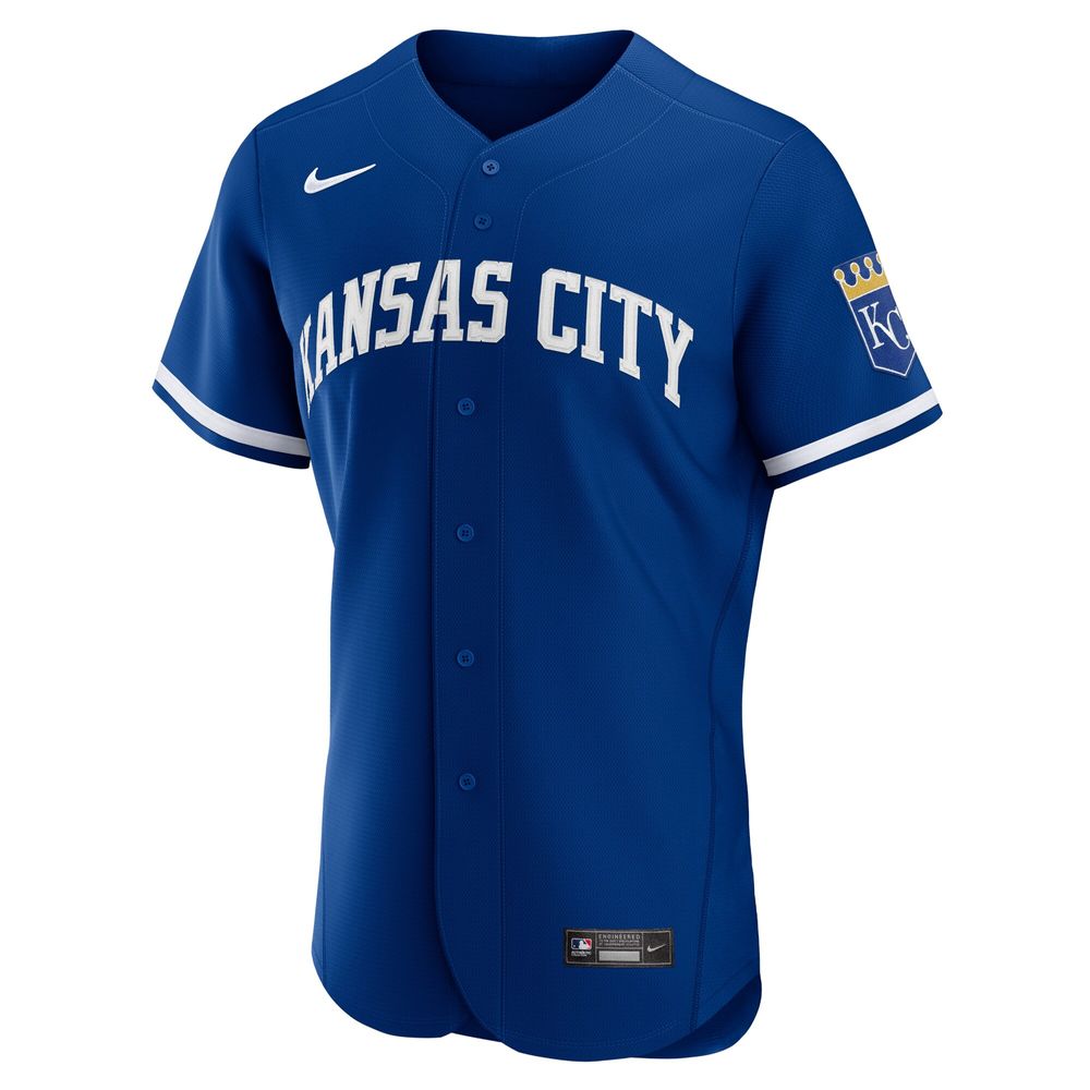 Men's Nike Royal Kansas City Royals 2022 Alternate Authentic Jersey