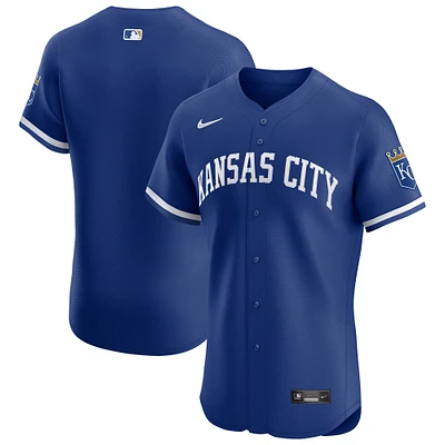 Maillot Nike Royal Kansas City Royals Alternate Vapor Premier Elite Patch pour homme