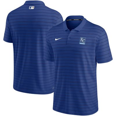 Men's Nike Royal Kansas City Royals Authentic Collection Striped Performance Pique Polo